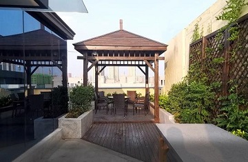 鄭州屋頂花園設(shè)計(jì)——高新企業(yè)加速器屋頂花園